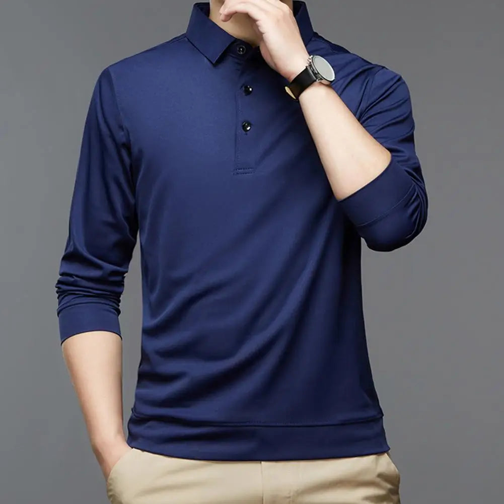 Trendy Work T-shirt: Long Sleeve Casual Shirt